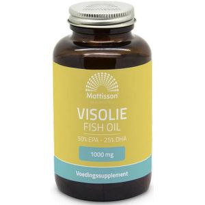 Mattisson - Omega 3 Visolie 1000 mg - DHA 230 mg & EPA 455 mg - 60 capsules