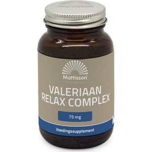 Mattisson - Valeriaan Relax Complex 75 mg - Voedingssupplement - 60 Capsules