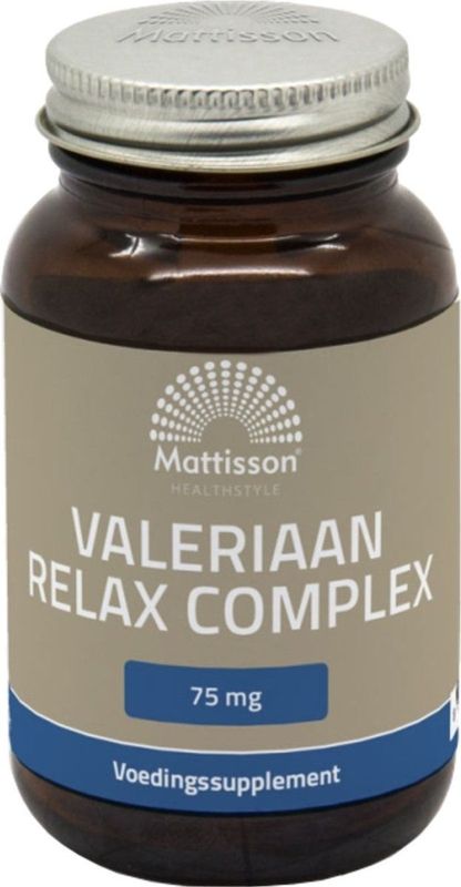 Mattisson - Valeriaan Relax Complex 75 mg - Voedingssupplement - 60 Capsules
