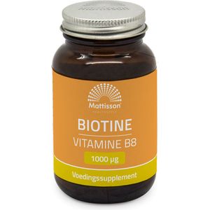 Mattisson - Biotine - Vitamine B8 - 1000mcg - 60 Tabletten