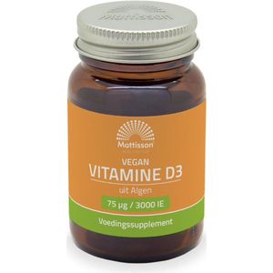 Mattisson HealthStyle Vitamine D3 - 75mcg/3000IE Capsules
