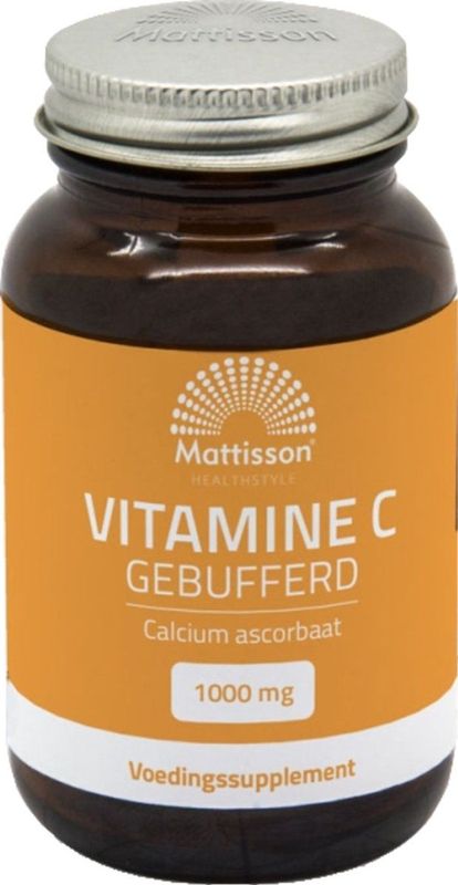 Mattisson HealthStyle Vitamine C Gebufferd 1000mg - Calcium Ascorbaat
