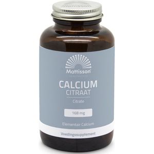Mattisson Healthstyle calcium citraat capsules 120 Vegan Capsules