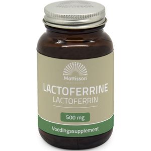Mattisson - Lactoferrine 95% 500 mg - Lichaamseigen Ijzerbindend Eiwit - Supplement - 30 Capsules