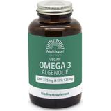 Mattisson HelathStyle Vegan Omega 3 Algenolie 375 DHA 125 EPA 120 vegacaps