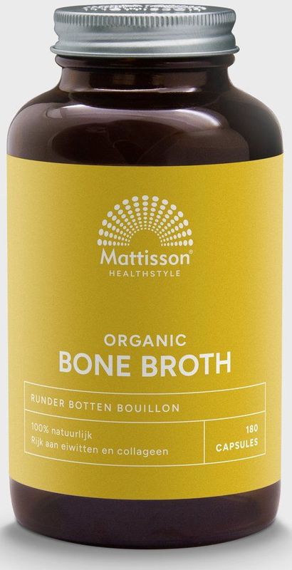 Mattisson - Biologische Bone Broth - Botten Bouillon - 180 Capsules
