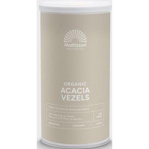 Mattisson - Biologische Acacia Vezels - 83% Vezels - Prebiotica - 200 Gram