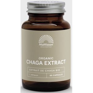 Chaga - Paddenstoel - Zwart - Natuurlijk Product
