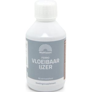 Mattisson - Ferro Vloeibaar IJzer - IJzer Supplement met Vitamine C & B - Voedingssupplement Vermoeidheid & Energieniveau - 250ml