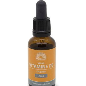 Mattisson - Vegan Vitamine D3 - 25 mcg - 25ml