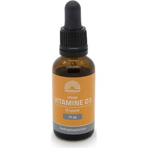 Mattisson - Vegan Vitamine D3 - 25 mcg - 25ml