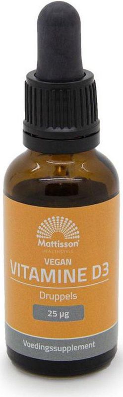 Mattisson - Vegan Vitamine D3 - 25 mcg - 25ml