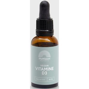 Mattisson - Vegan Vitamine D3 Druppels - Baby & Kind - 10 mcg - 25ml