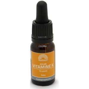 Mattisson - Vegan Vitamine K - Baby - 150mcg - Voedingssupplement - 10ml