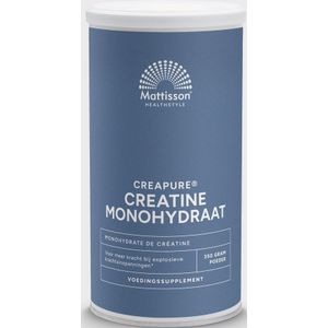 Mattisson - Creatine Monohydraat Poeder - Creapure - Vegan - 350 Gram