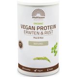 Mattisson - Biologisch Vegan Proteïne Poeder - Eiwitpoeder - Erwten & Rijst - 500 Gram