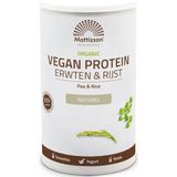 Mattisson - Biologisch Vegan Proteïne Poeder - Eiwitpoeder - Erwten & Rijst - 500 Gram