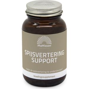 Mattisson - Spijsvertering Support - Met Digezyme, Gember, Probiotica en Zinkmethionine - Voedingssupplement Spijsvertering - 90 Capsules