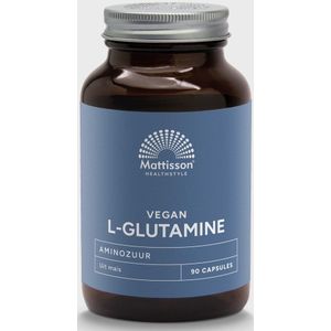 Mattisson - L-Glutamine 500mg - Aminozuur Voedingssupplement - 90 Capsules