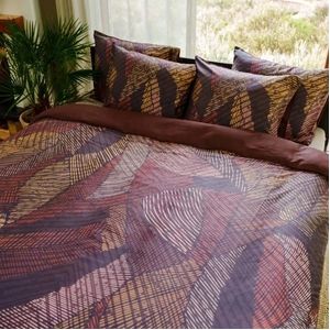 Kayori - Kymani - Dekbedovertrek - Rood - 200 x 200 / 220 cm - 2-Persoons