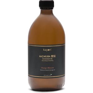 Massage Olie - 500ml - Natuurlijke Oliën - Vegan - Glazen Fles