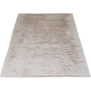 Velluto - Nature - Vloerkleed - Beige - Hoogpolig - 80 x 150 cm