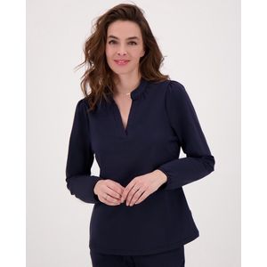 Je m'appelle Travelstof Top - Dames - Blauw - Maat XXL