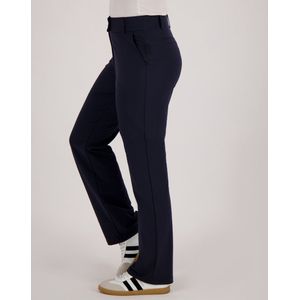 Je m'appelle Travelstof At Work Broek Straight fit Met stretch - Blauw - Maat S