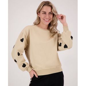 Je m'appelle Dames Trui - Beige - Maat M