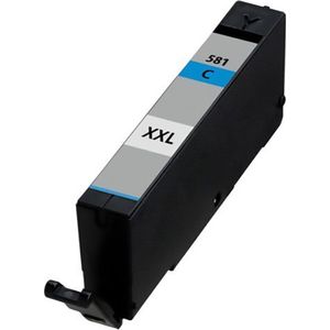 CLI-581 Cyaan - Huismerk inktcartridge compatible met Canon PIXMA TR7550 / Canon PIXMA TR8550 / Canon PIXMA TS 6240 / Canon PIXMA TS 6241 / Canon PIXMA TS 705 / Canon PIXMA TS 8240 / Canon PIXMA TS 8241 / Canon PIXMA TS 8242 / Canon PIXMA TS 9540