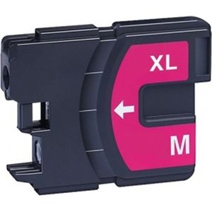 LC-980 XL Magenta - Huismerk inktcartridge compatible met Brother DCP J125 \ DCP J140W \ DCP J315W \ DCP J515W \ MFC J220 \ MFC J265W \ MFC J410 \ MFC J415