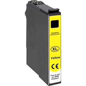 34XL Geel - Huismerk inktcartridge compatible met Epson WorkForce Pro WF-3720 DW / Epson WorkForce Pro WF-3720 DWF / Epson WorkForce Pro WF-3725 DWF