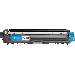 TN-245 Cyaan Huismerk Toner | Compatible met Brother TN-245 Cyaan | Geschikt voor Brother DCP-9015CDW, -9017CDW, -9022CDW, HL -3142CW, -3150CDN, -3152CDW, -3172CDW, MFC - 9130CDN, -9130CW, -9140CDN, -9142CDN, -9330CDW, -9332CDW, -9340CDW, -9342CDW