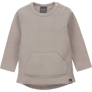 Babystyling - Longsleeve - Stretchkatoen - Ronde Hals - Drukknoopsluiting