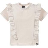 Babystyling - T-shirt - Katoenmix - Ronde Hals - Korte Mouwen - Ruches