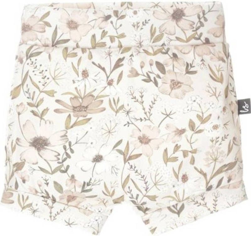 Babystyling - Casual Short - Offwhite/Lichtroze - Gebloemd