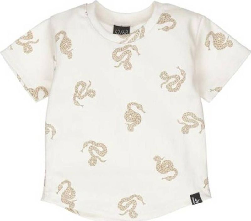 Babystyling - T-shirt - All-over Print - Stretchkatoen - Ronde Hals - Korte Mouwen