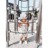 Babystyling - Korte Broek - Sweatshort - Met All-over Print - Elastische Tailleband