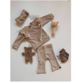 Babystyling - Broek - Beige - Stretchkatoen - Lange Broek