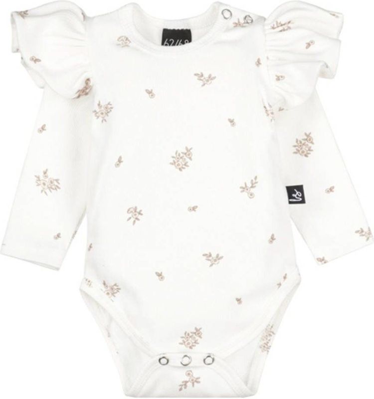 Babystyling - Romper - Lange Mouwen - Vrolijke Bloemenprint