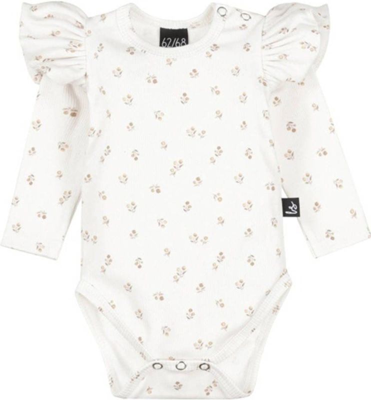 Babystyling - Romper - Bloemenprint - Stretchkatoen