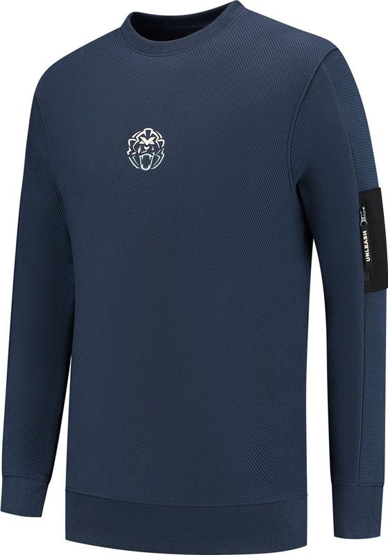 Unleash The Lion - Crewneck - Navy - Truien