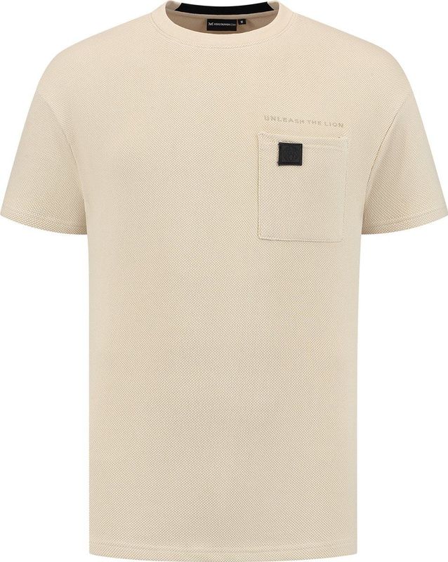 T-shirt - Creme - Unleash The Lion S - Max Verstappen