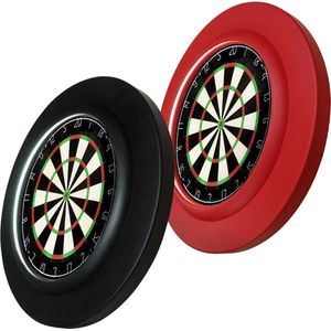 Darts Set PU LED Surround - Dartbord Verlichting - Plain Dartbord - Zwart