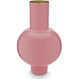 Pip Studio Vaas - Roze - Metaal - 24x40cm