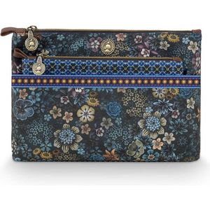 Pip Studio Toilettas Set Cosmetic Bag Combi Tutti i Fiori Blue