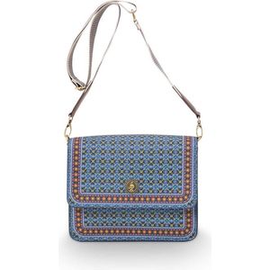 Pip Studio Clover Kleine Crossbody - Schoudertas - Blauw - Vegan Imitatieleer