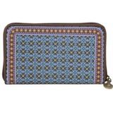 Pip Studio Clover Portemonnee Dames - Blauw - Vegan Imitatieleer