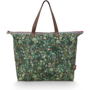 Draagtas Pip Studio Tutti i Fiori Tote Bag Green