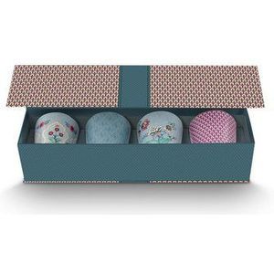 Pip Studio - Oriental Flower Festival - Mok - Blauw - Porselein - Set van 4